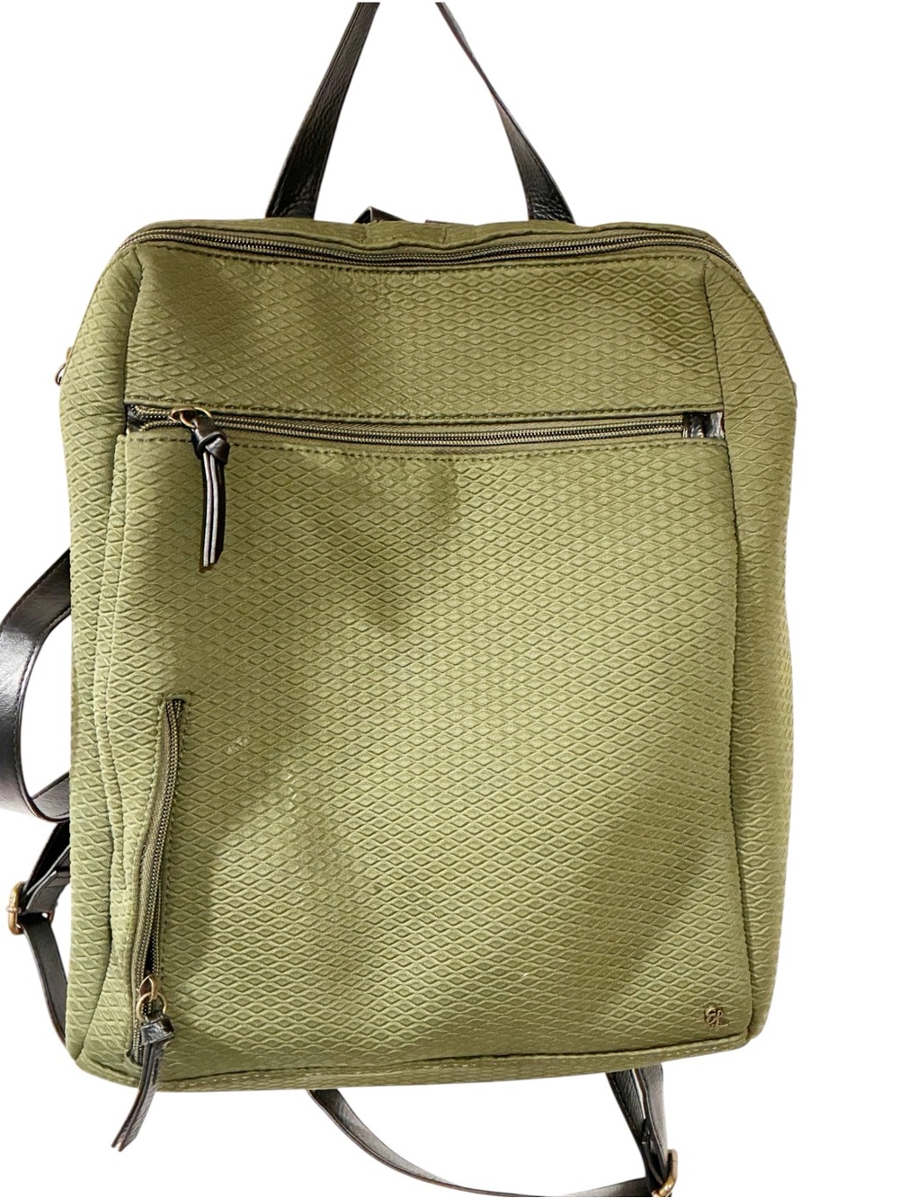 Elliott Lucca by Sak NEW Olvera Neoprene 13" Laptop Backpack Utility Bag Green
